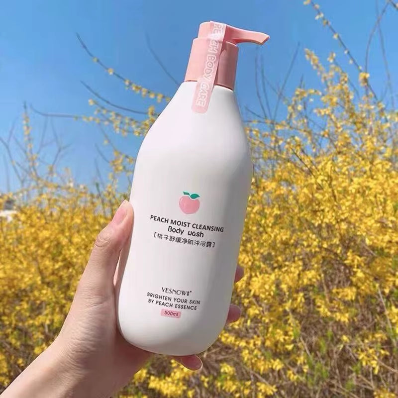 Fruit Fresh Moisturizing Bubble Body Wash 500Ml Milk Citrus Peach Avocado Shower Gel Gentle Cleansing Skin Whitening Bath Lotion