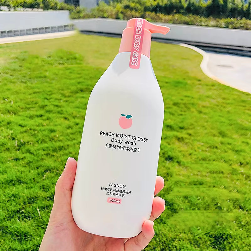 Fruit Fresh Moisturizing Bubble Body Wash 500Ml Milk Citrus Peach Avocado Shower Gel Gentle Cleansing Skin Whitening Bath Lotion