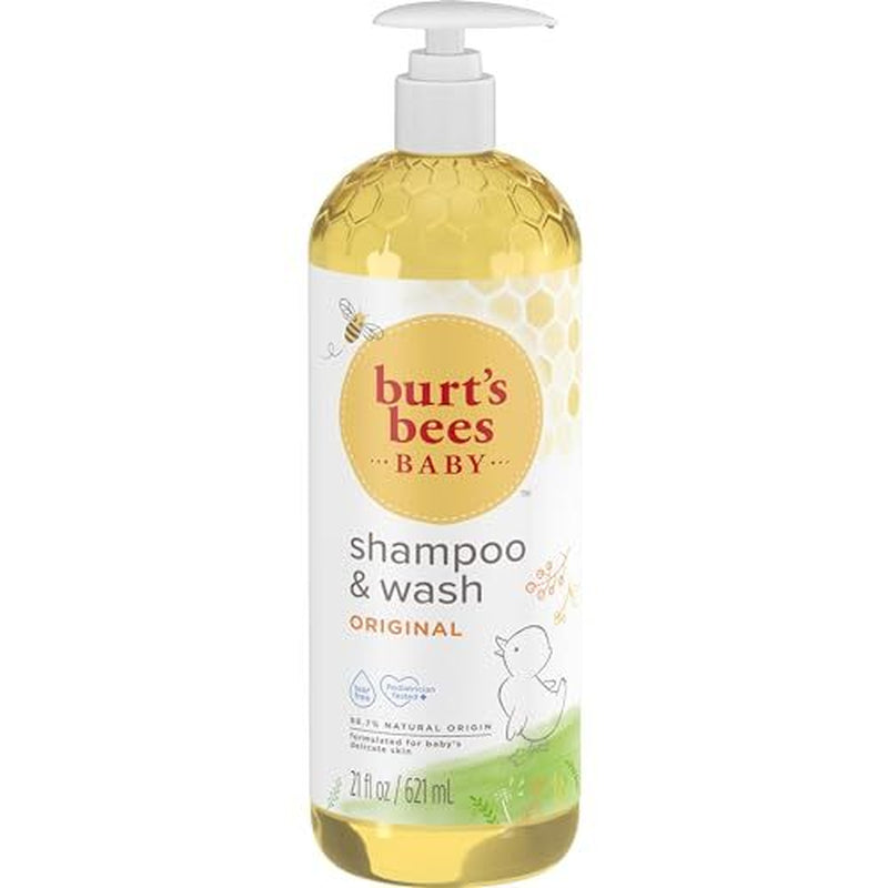 Burt'S Bees Baby Shampoo and Wash 21 Fl Oz Tear Free Gentle Natural Formula