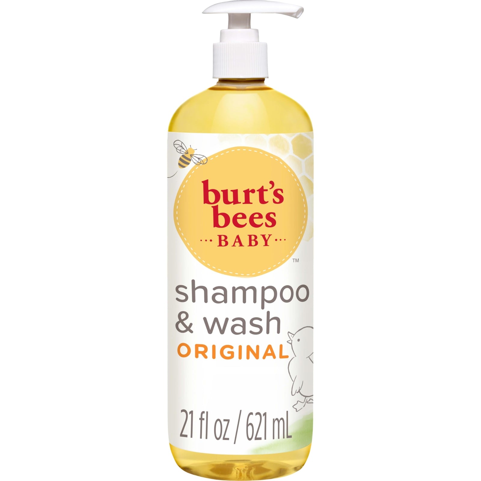 Burt'S Bees Baby Shampoo and Wash 21 Fl Oz Tear Free Gentle Natural Formula