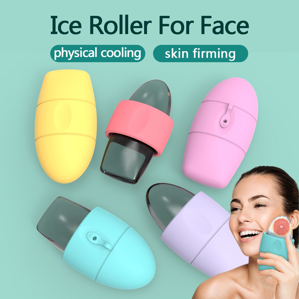 Ice Face Roller for Puffiness & Glowing Skin – Facial Massager Tool